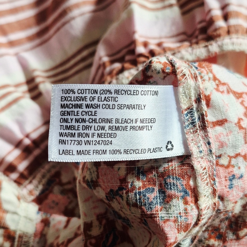 Universal Thread Size S Maxi Patchwork Dress Smocked Spaghetti Strap Cottagecore - Picture 7 of 9